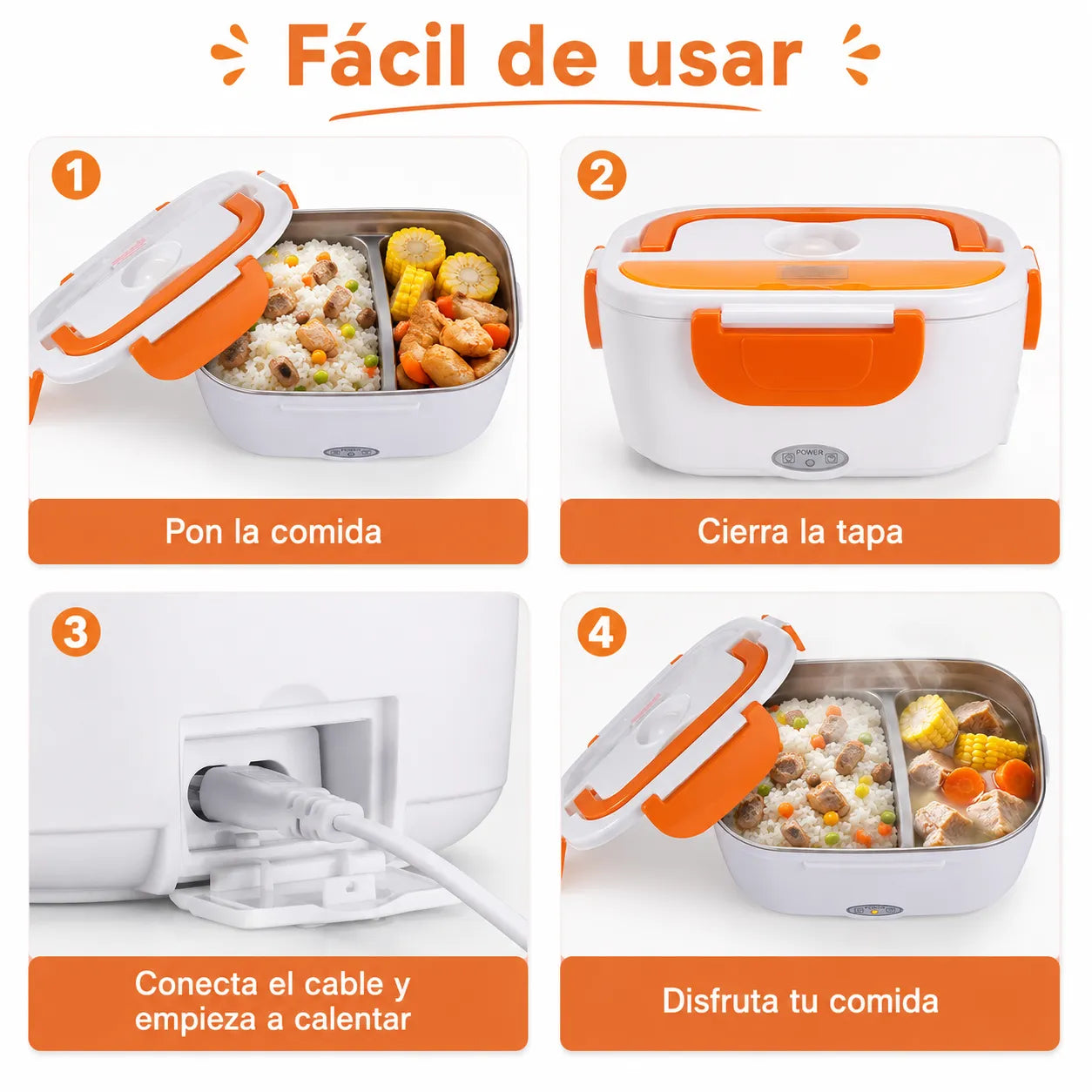 Lonchera Calentador Alimentos Comida Confort