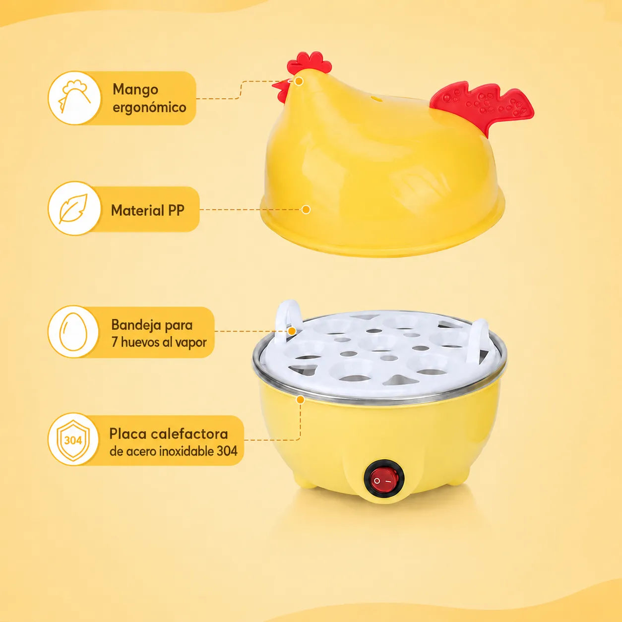 Gallina Cocedora Vapor Express