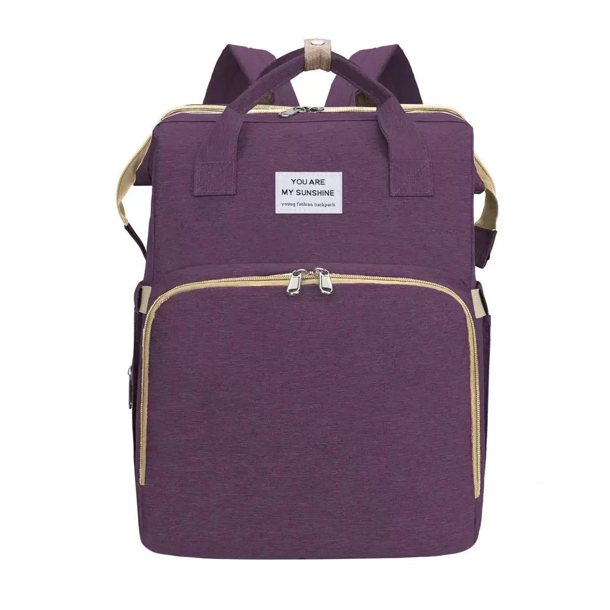 Pañalera Plegable Multifunción (Colores Morado-Rojo-Azul)