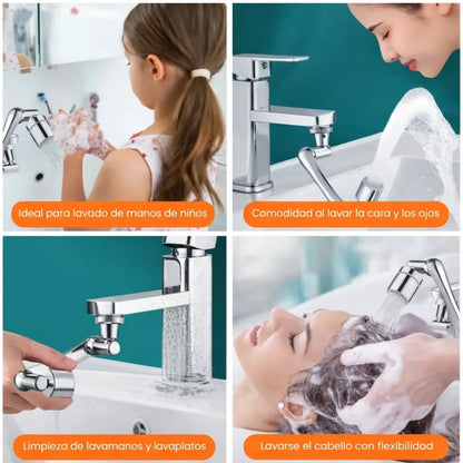 2x1 Extensión de Grifo giratorio para llave de agua  + 🎁REGALO