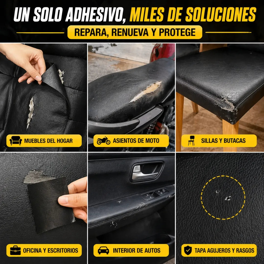 Rollo Adhesivo Reparador De Cuero (50x150cm)