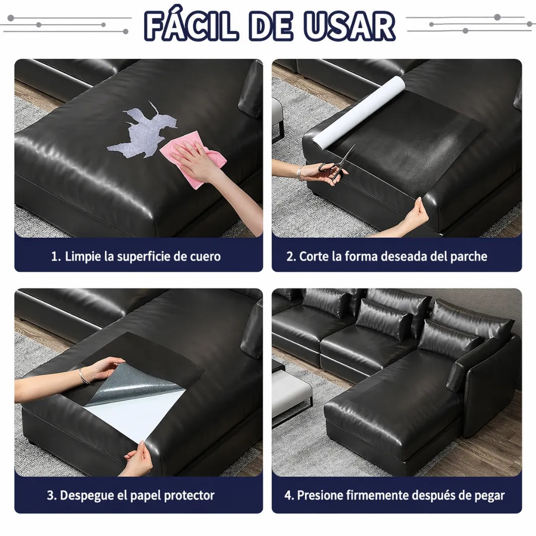 Rollo Adhesivo Reparador De Cuero (50x150cm)