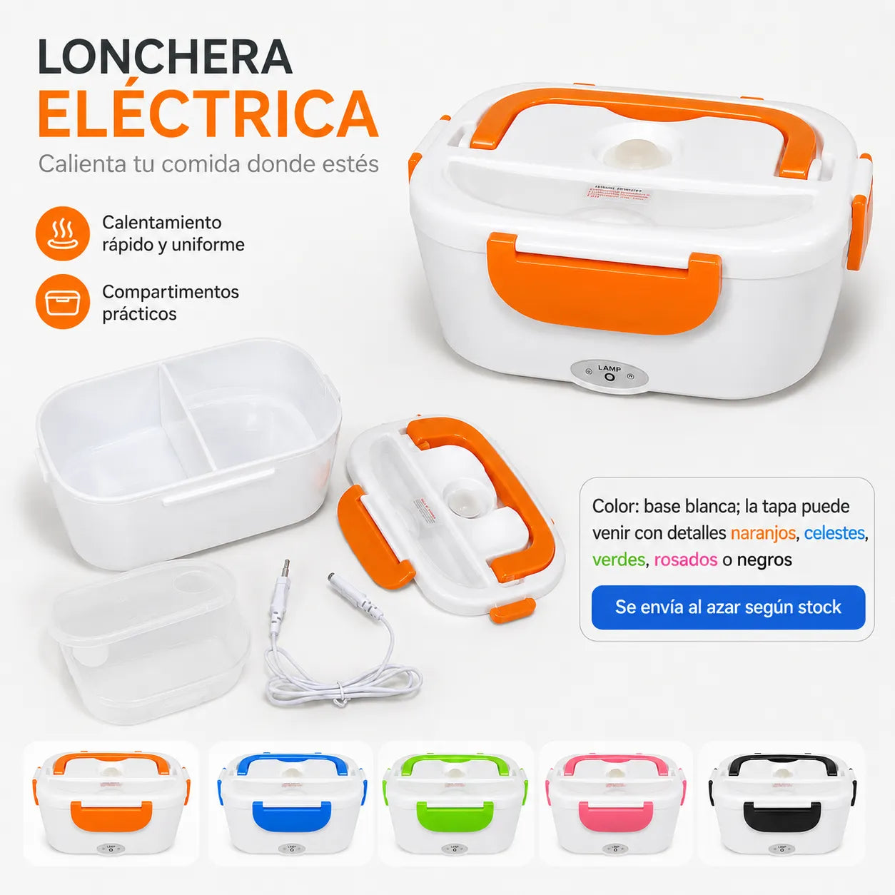 Lonchera Calentador Alimentos Comida Confort