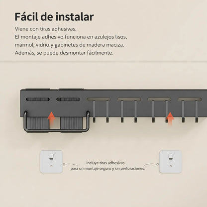 Organizador de Cuchillos Adhesivo - Espacio Inteligente