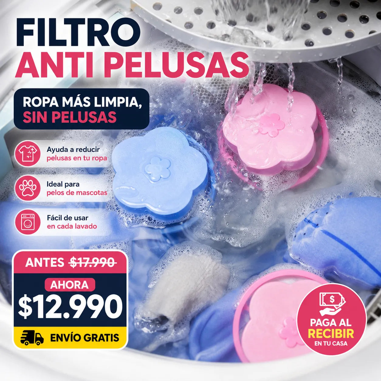 Filtro Mágico Atrapa-Pelusas