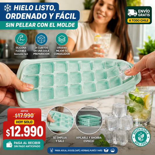Hielera Flexible  Desmolde Fácil