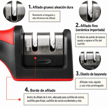 Afilador Cuchillos Filo Al Instante